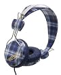 WeSC Checked Bongo Headphone (Medium Blue)