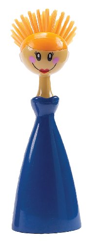 Boston Warehouse Fashion Doll Kitchen Brush Set, Blue