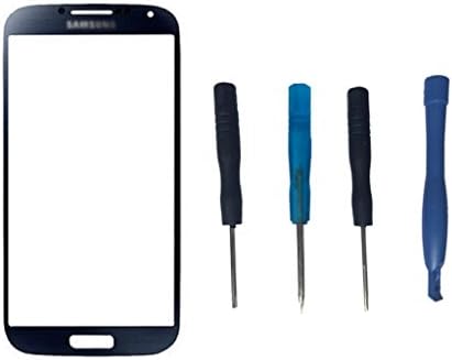 New replacement Front Outer Screen Glass Lens Cover Repair for samsung Galaxy S4 SIV I9500 i337 L720 M919 i545 black + Tools TS4A