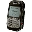 PREMIUM STINGRAY RUBBER COVER CASE (with 2 Interchangable Belt Clips) for RIM BLACKBERRY CURVE / 8300, 8310, 8320, 8330 - RETAIL PACKAGING