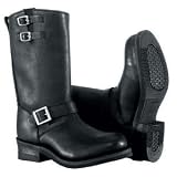 River Road Twin Buckle Engineer Boots - 12/Black