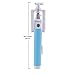 Selfie Stick - Foxnovo Selfy Stick Self-portrait Monopod Batteryfree for Iphone 6 Plus, 6 5s 5c 5, Samsung S6 Edge, S6 S5 S4, Android Cell Phone (Sky Blue)