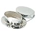 Whitecap Chain and Rope Deck Pipe 4" x 2-1/4" Chrome Plate