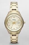 Fossil - Mini Flight Plated Stainless Steel Watch - Gold-Tone AM4365