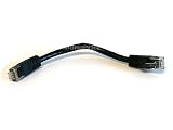 0.5FT Cat5e 350MHz Network RJ45 Network Cable - Black