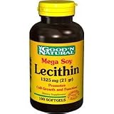 Mega Soy Lecithin 1325mg - 21 Grain, 100 softgels,(Good N' Natural)