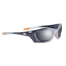 Black and Decker BD200-6C High Performance Safety Eyewear with Vented Frame, Silver Mirror... by Black & Decker