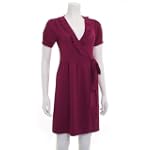 525 America Plum Wrap Dress