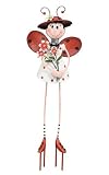 Ladybug Lady Garden Statue