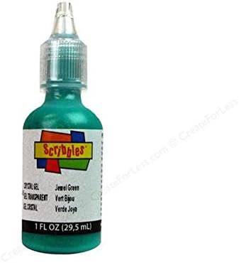 Duncan Crafts Scribbles Dimensional Fabric Paint 1 Oz. Bottle: Crystal Jewel Green