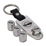 C4 Corvette Logo Valve Stem Cap - Gift Set - CHROME