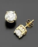 14k Gold Diamond Spiral Stud Earrings (2 ct. t.w.)