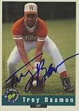 Trey Beamon, Pittsburgh Pirates Autographed Card