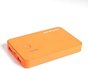 AFENDO&reg; 5000mAh Ultra-D&uuml;nne Ultra-Kompakt tragbare Ladeger&auml;t Pack Externe Mobile Backup Batterie USB- Ausgang Portable smart Starker Power Bank (Externer Akku-Pack und Ladeger&auml;t) Dual USB (2,1 A / 1,0 A Ausgang) mit 4-5W LED-Taschenlampe mit hoher Kapazit&auml;t Notfall Ladeger&auml;t f&uuml;r iPad, iPad 2,3, iPhone 6, 5S, 5C, 5, 4S, 4, 3Gs 3G, 3, iPod, Blackberry, HTC, Android, Samsung, Nokia, Sony, Motorola, alle Generationen Mp3 Mp4 Player und Smart Phones und Bluetooth-Lautsprecher, Bluetooth-Kopfh&ouml;rer, die meisten Bluetooth-Ger&auml;te 5V und anderen digitalen Ger&auml;ten (Apple-Adapter-30-Pin-und Lightning, nicht enthalten) mit 18 Monate Herstellergarantie (orange)