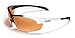 Maxx Sunglasses Sempre White Frame Amber HDP Lens