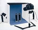 Photo : Portable Photo Studio Kit including Tent + Lights + Tripod PLUS a FREE NetGadgets Table Tripod and Lens Cleaning Kit