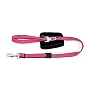 Bamboo Quick Control 3 Foot Leash with Seat Belt Latch Pink