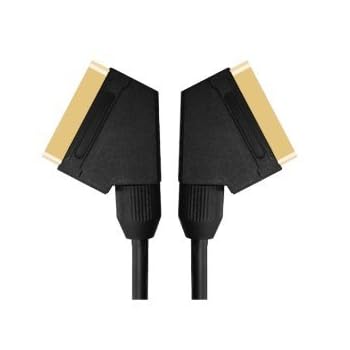 15m Câble péritel - Haute qualité (100% fil de cuivre) - or 24 carats - Entièrement câblé - Blindé - 21 broches - Audio - Vidéo - mâle à mâle - 15,0 m 15m Câble péritel - Haute qualité (100% fil de cuivre) - or 24 carats - Entièrement câblé - Blindé - 21 broches - Audio - Vidéo - mâle à mâle - 15,0 m