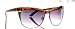 Improving Lifestyles Sunglases Wayfarer Style with Slight Cat Eye Gold