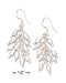 Sterling Silver Small White FW Pearl Cluster Earrings