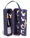 Adventurer Sunset Wine Carrier for Two - Blue- Picnic At Ascot