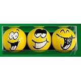Golfball-Set Smiling Faces - 