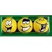 Golfball-Set Smiling Faces