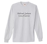 S.Horizon-MICHAEL JACKSON LIVES FOREVER Long Sleeve T-Shirt~Ash~Youth-MD