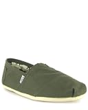 Toms Mens Dark Green Olive Slip on Espadrille