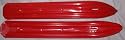 New Genuine Polaris Snowmobile Accessories / Red Ski Skins Guards / Pt # 2871144-136