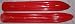 New Genuine Polaris Snowmobile Accessories / Red Ski Skins Guards / Pt # 2871144-136