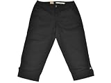 DKNY Jeans Womens Stretch Capri Pants Black