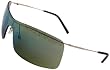Dolce & Gabbana D&G 442S E49 Fashion Sunglasses, Gold Frame/ Grey-Green Shield Lenses/ Fade Blue Flash