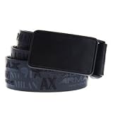 Armani Exchange Embroidered Logo Belt