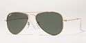 Ray Ban RB 3044 Aviator Small Metal Sunglasses