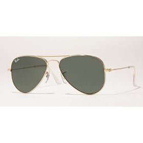Ray Ban RB3044 Aviator Small Metal L0207 Sunglasses Arista Frame With Crystal Gray Lens Size...