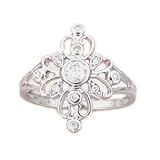 14K .25 CTW Diamond Right Hand Ring