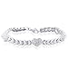 Sterling Silver Arrow Link Bracelet 7.5"