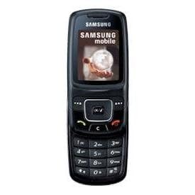 Samsung C300 Black Mobile Phone on Orange PAYG