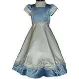 Perry Blue and Ivory Formal Dress (Girls Size 4T - 8)