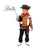 Limit Sport NC111 Gr. M - Cowboy 4-teilig (Hemd-Tuch-Hut-Revolverhaltung)