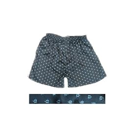 Classic Printed Satin Boxer Shorts, Men's Underwear