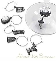 Monopoly Player Wine Charms