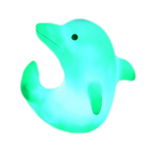 Color Changes Romatic Dolphin Christmas LED Night Light Lamp Party Decor Wedding