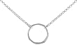 16" Sterling Silver Circle of Life Necklace