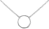 16" Sterling Silver Circle of Life Necklace