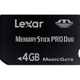 Lexar MSDP4GB-40-664 4GB Platinum II Memory Stick Pro Duo