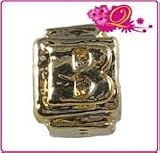 Quiges Beads Charms alphabet letter B