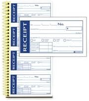 Adams Business Forms : Write N' Stick Receipt Book, 2-Part, 5-1/4"x11" -:- Sold as 2 Packs of - 1 - / - Total of 2 Each