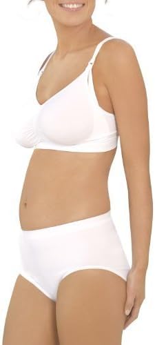 Seamless Post Birth Shapewear Pants-White-L by Carriwell